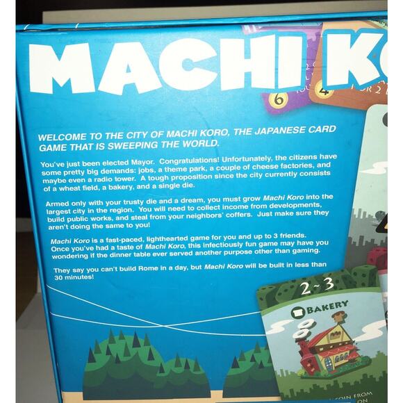 MACHI KORO - City Building, Dice Rolling, Card Game - New, Unplayed IDW Version - Picture 6 of 6